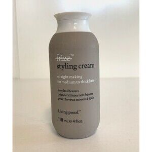Living Proof Styling Cream Straight Making for Medium to Thick Hair No Frizz 4oz